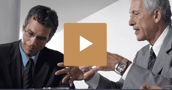 Two lawyers discussing legal advice during after-hours consultation.